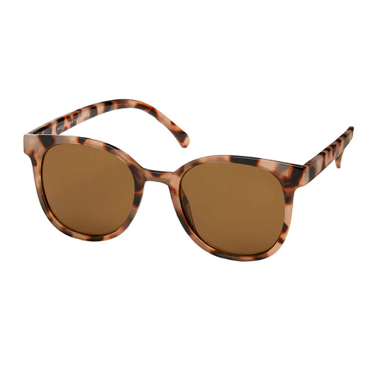 Rose-Oversized Tort Cat Eye Sunglasses