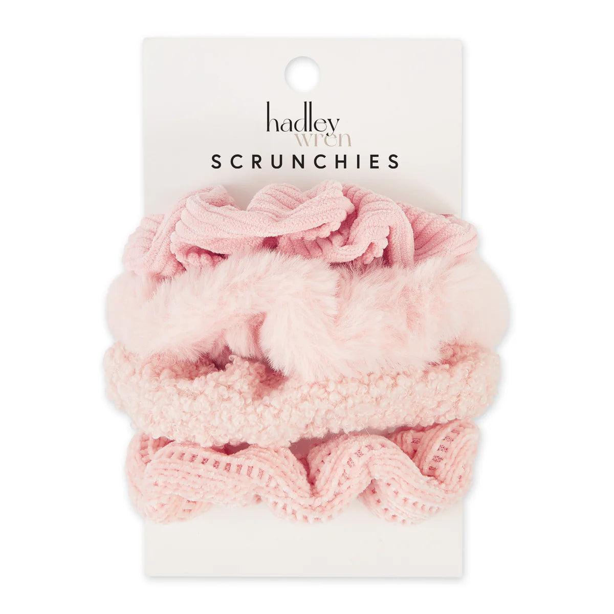 Scrunchie Set Of 4 - Pink