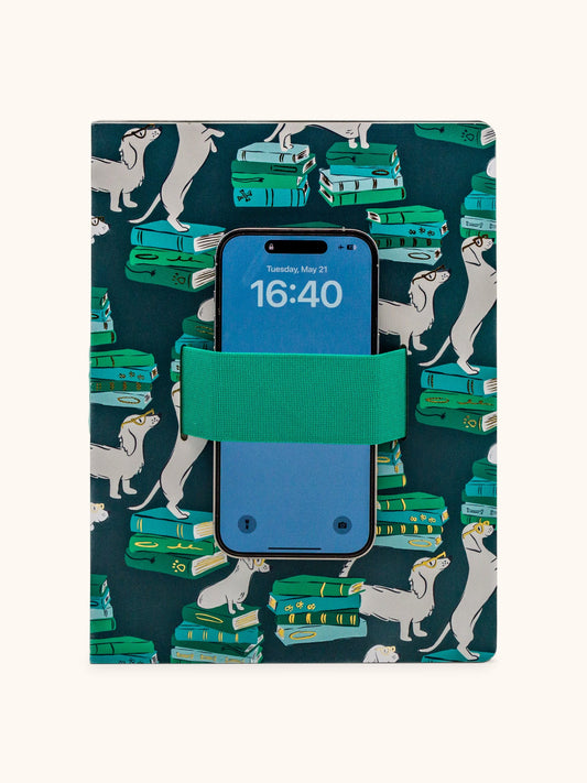 Smart Pups Casey Notebook with Phone Loop