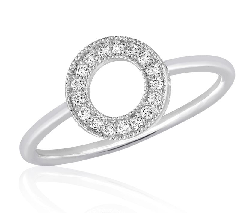 Circle CZ Stack Ring