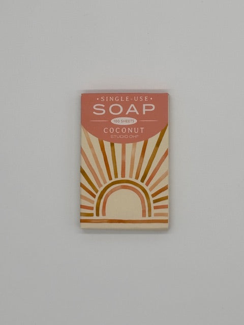Sunny Skies Ahead Coconut Single Use Soap Sheets