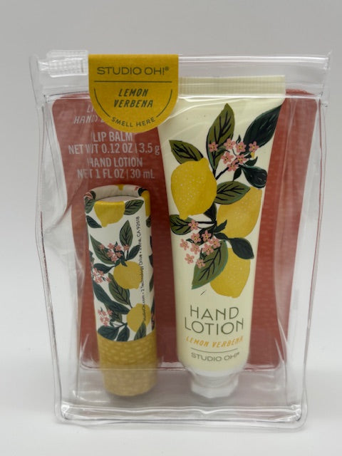 Lemon Tree Lip Balm & Hand Lotion Set
