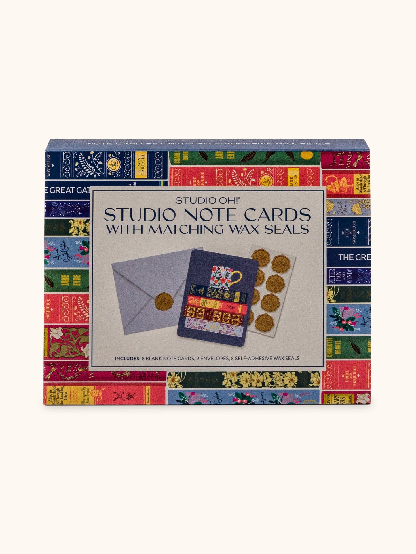 Fully Booked Note Card Set with Wax Seals