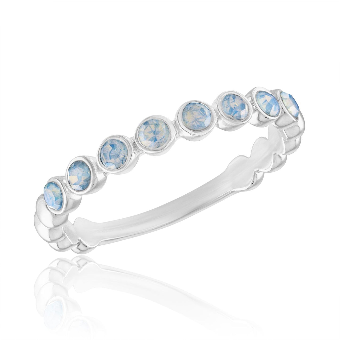 Opalescence Infinity Stack Ring