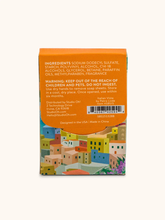 Italian Vista Single-Use Soap Sheets