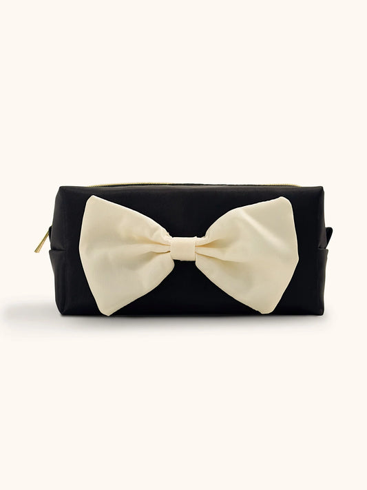 Palazzo Black Louise Bow Loaf Cosmetic Pouch
