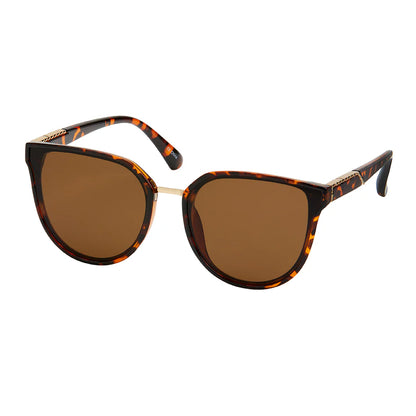 1303 - Jade- Inlay Cat Eye Sunglasses