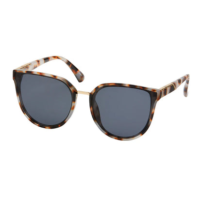 1303 - Jade- Inlay Cat Eye Sunglasses