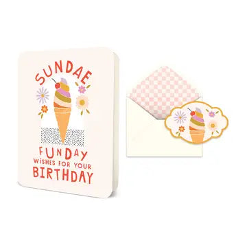 Sundae Funday Birthday Card