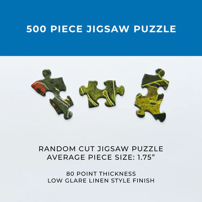Bird Bath 500 Piece Puzzle