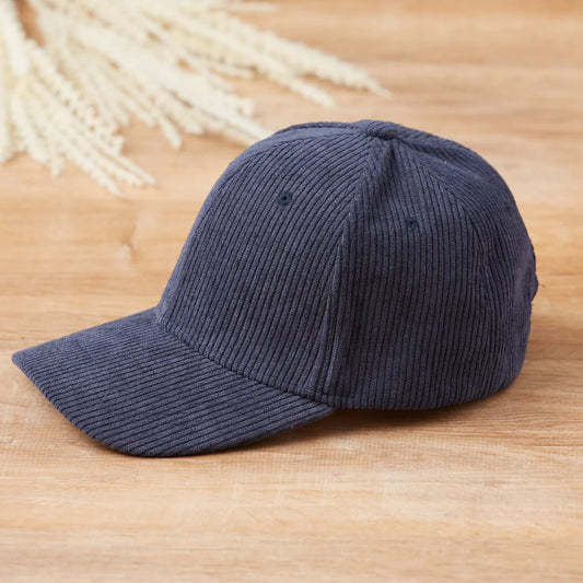 Corduroy Ball Cap - Navy