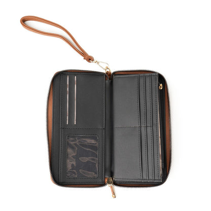 Eclipse Zip Around Clutch
