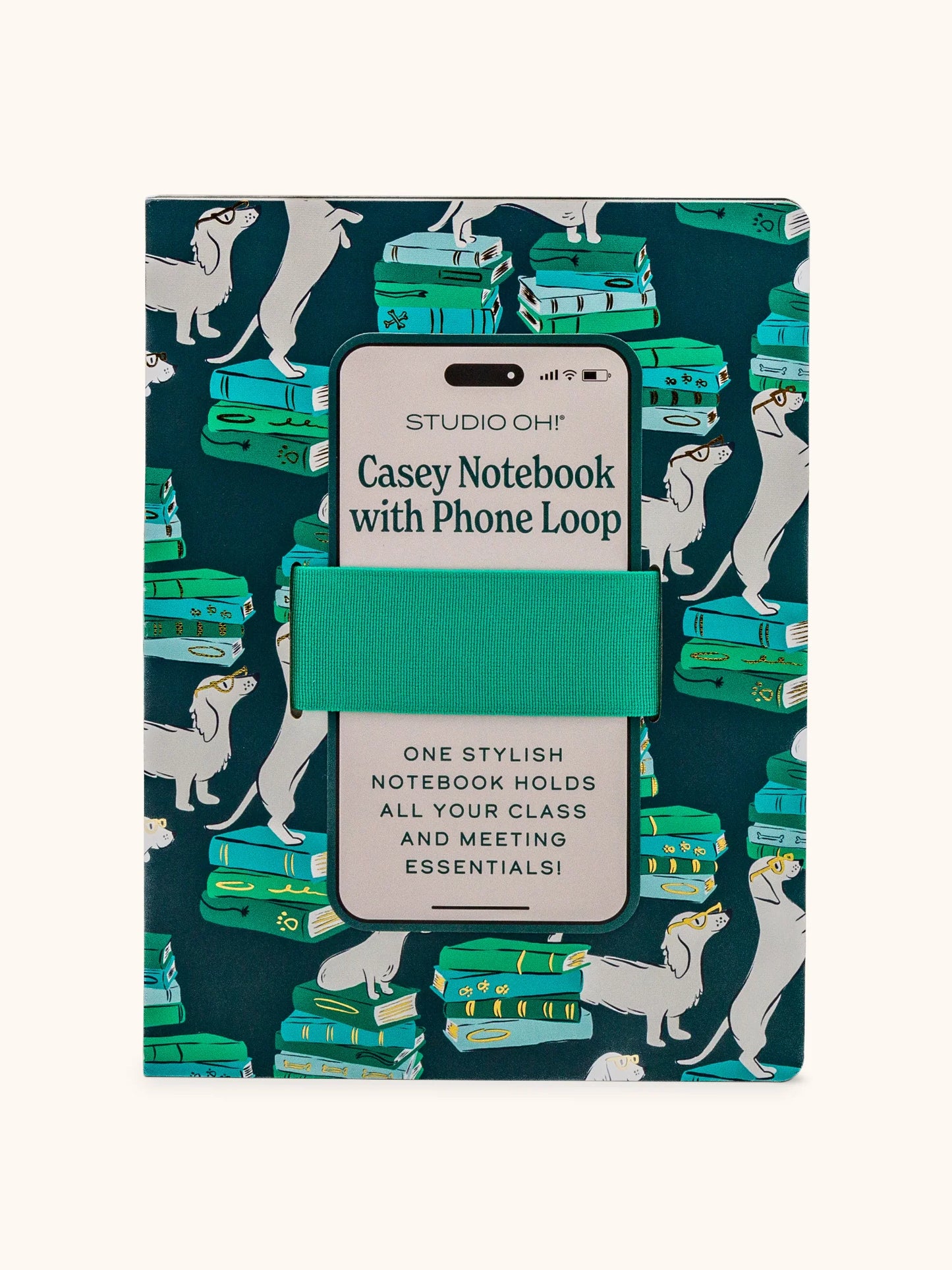 Smart Pups Casey Notebook with Phone Loop