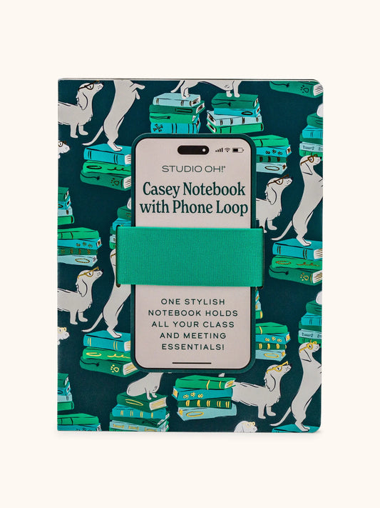 Smart Pups Casey Notebook with Phone Loop