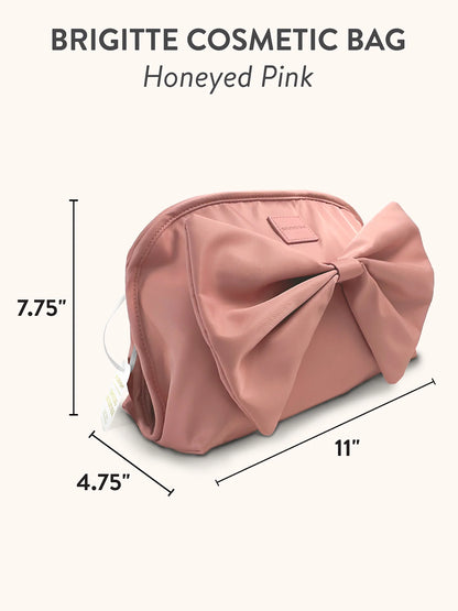 Honeyed Pink Brigitte Cosmetic Pouch