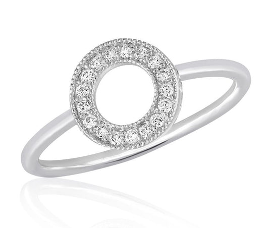 Circle CZ Stack Ring