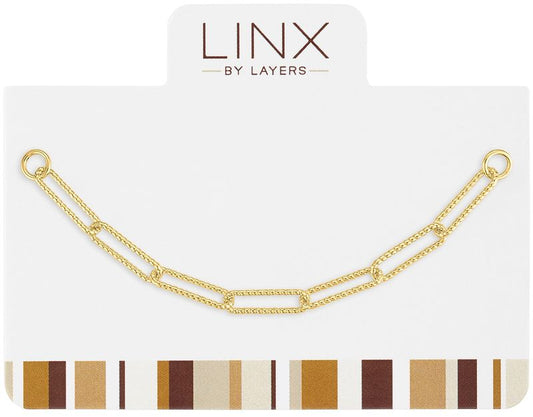 Gold Ribbed Paperclip LINX Add-on