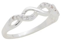 Infinity CZ Stack Ring