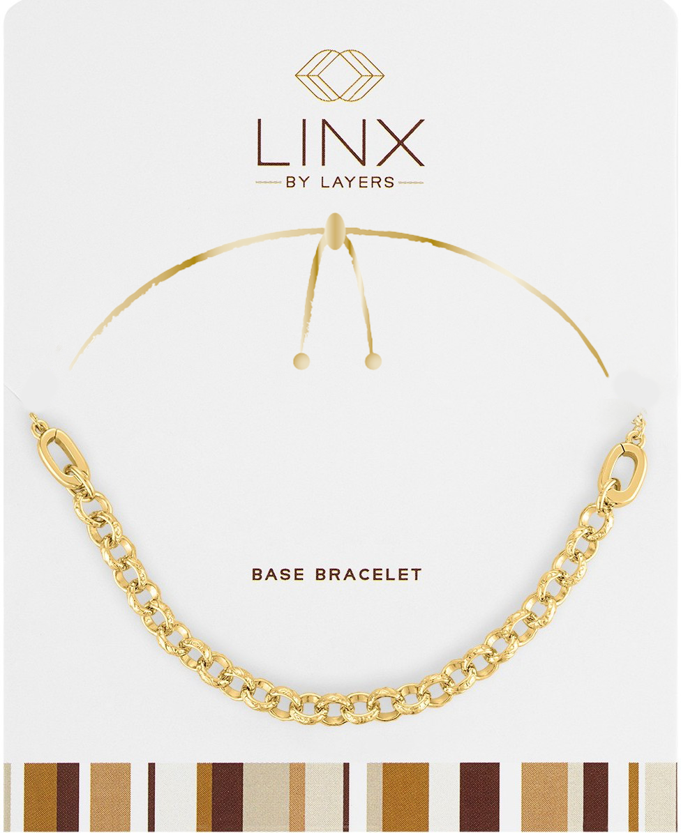 Gold Cable Chain LINX Base Bracelet