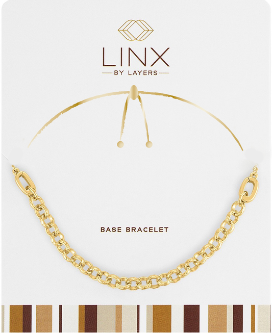 Gold Cable Chain LINX Base Bracelet