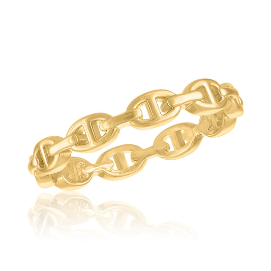 Mariner Link Gold Layers Ring