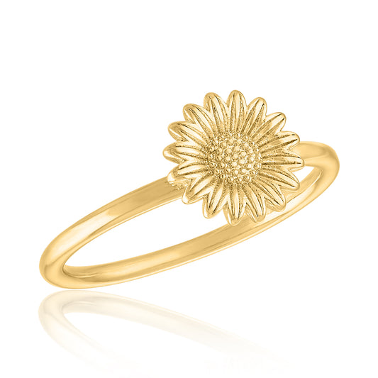 Sunflower Gold Layers Ring