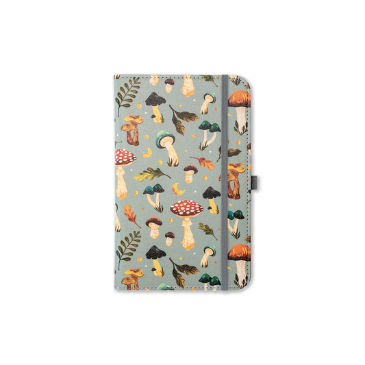 Mushroom Garden Refillable Hardcover Notebook