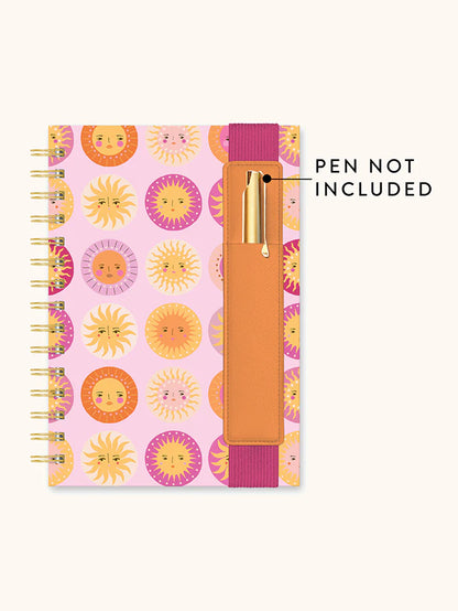 On the Sunny Side Oliver Notebook with Pen Pocket
