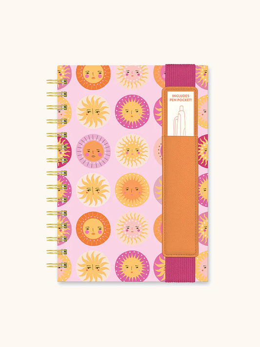 On the Sunny Side Oliver Notebook with Pen Pocket