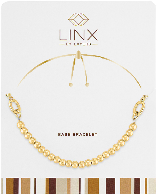 Gold Ball LINX Base Bracelet