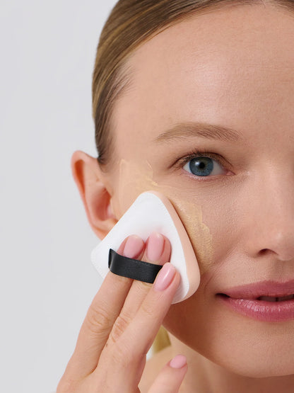 Makeup Spatula and Palette Set, Dots on Black