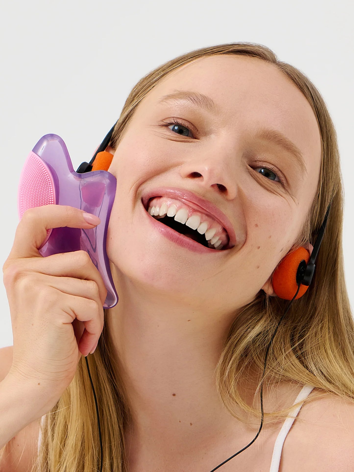 Gua Sha Facial Tool, Pink Doodles