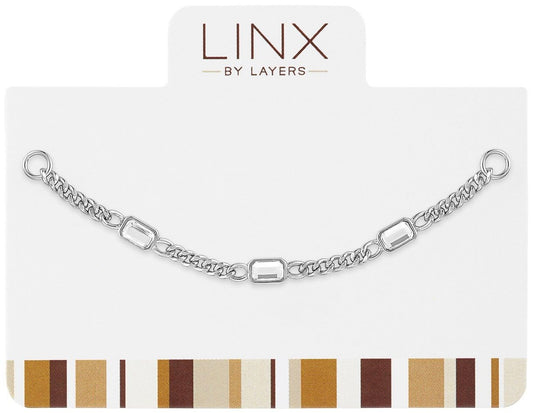Silver Chunky Chain Solitaire LINX Add-on