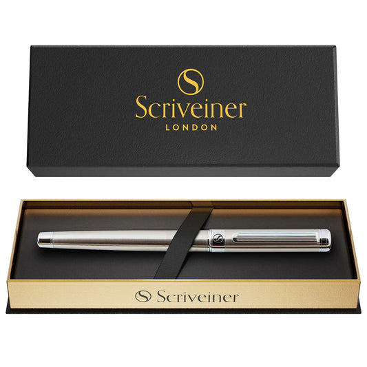 Classic Stainless Steel Rollerball Pen