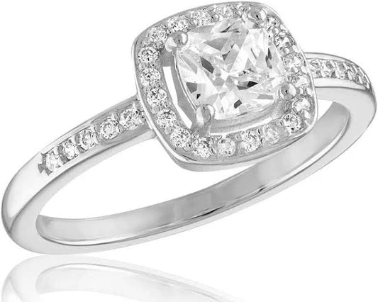 Halo CZ Forever Stack Ring