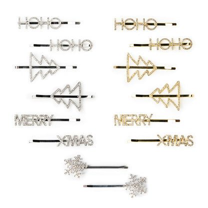 Christmas Olivia Moss Bling Hair Clips
