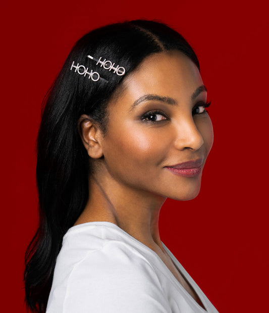 Christmas Olivia Moss Bling Hair Clips