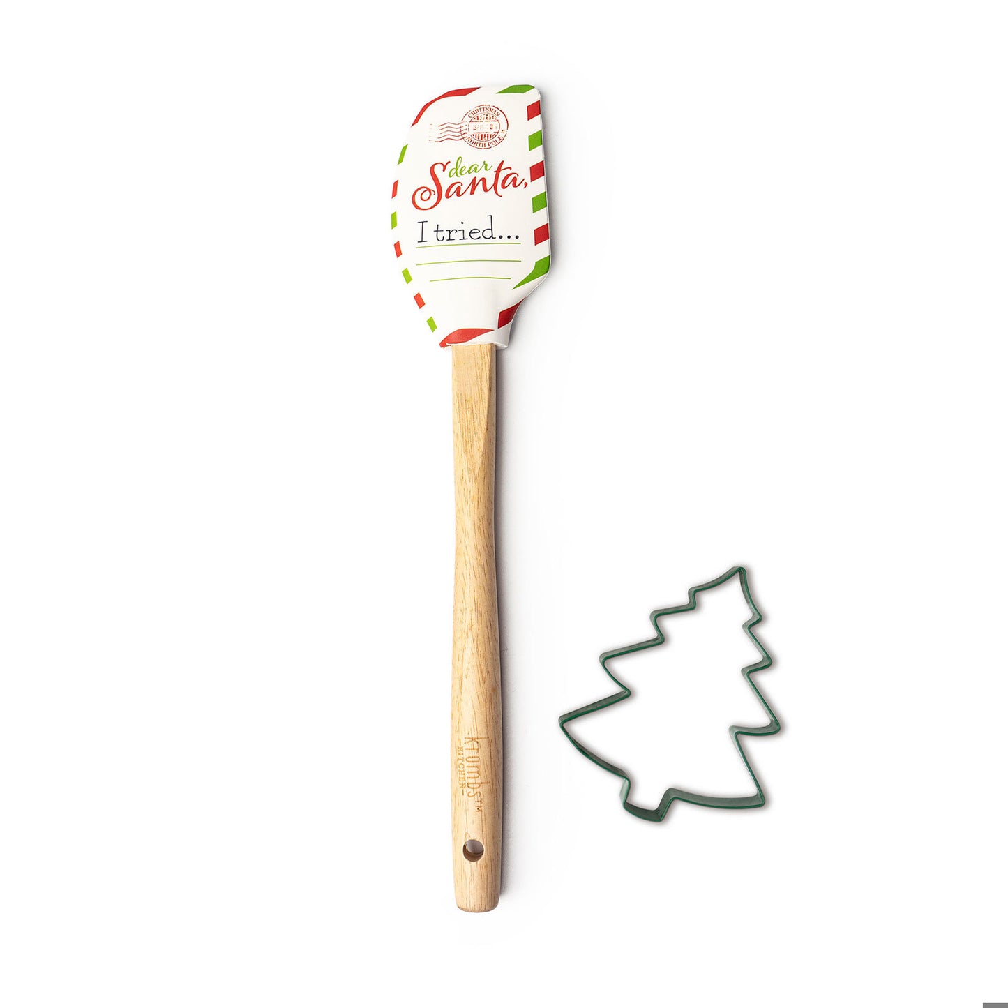 Krumbs Kitchen® Holiday Spatula & Cookie Cutter Set