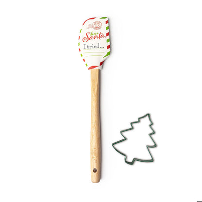 Krumbs Kitchen® Holiday Spatula & Cookie Cutter Set