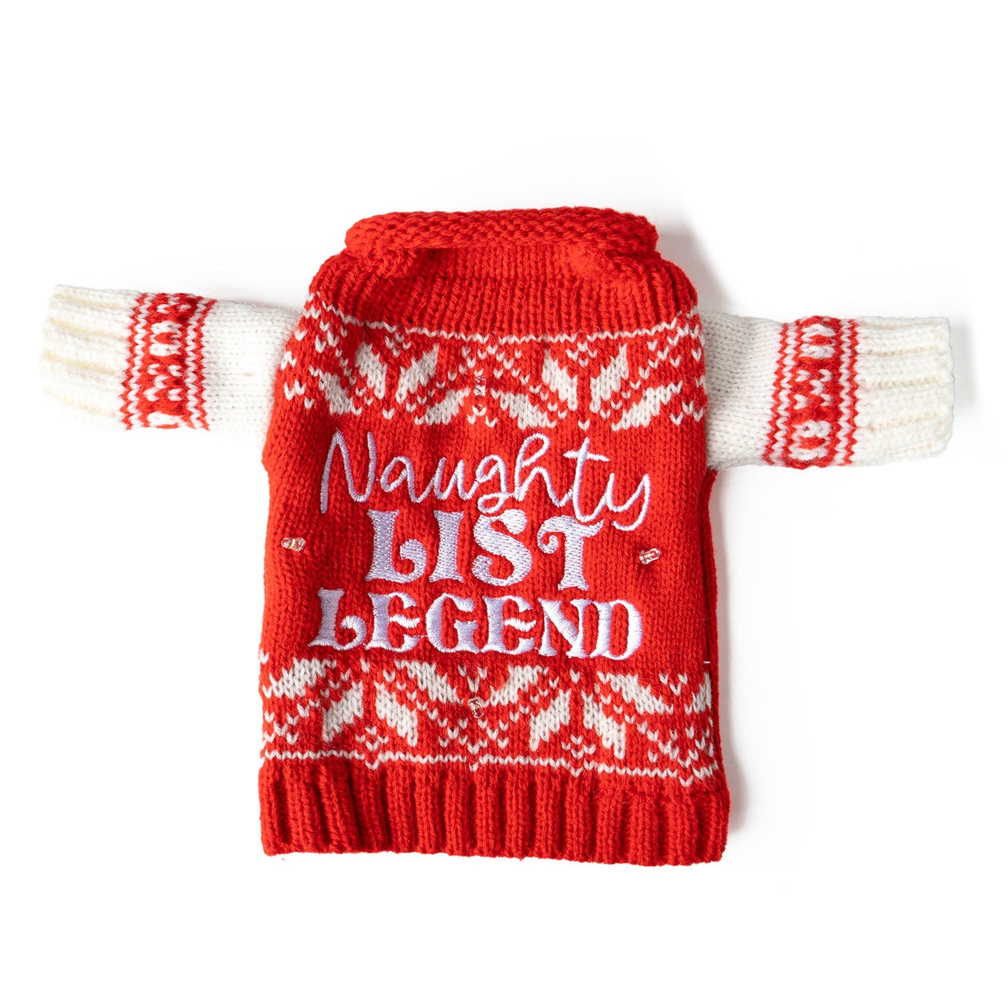 Uncle Bob's Light-Up Wine & Bottle Sweater