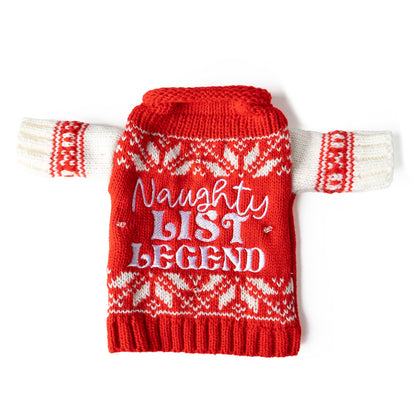 Uncle Bob's Light-Up Wine & Bottle Sweater