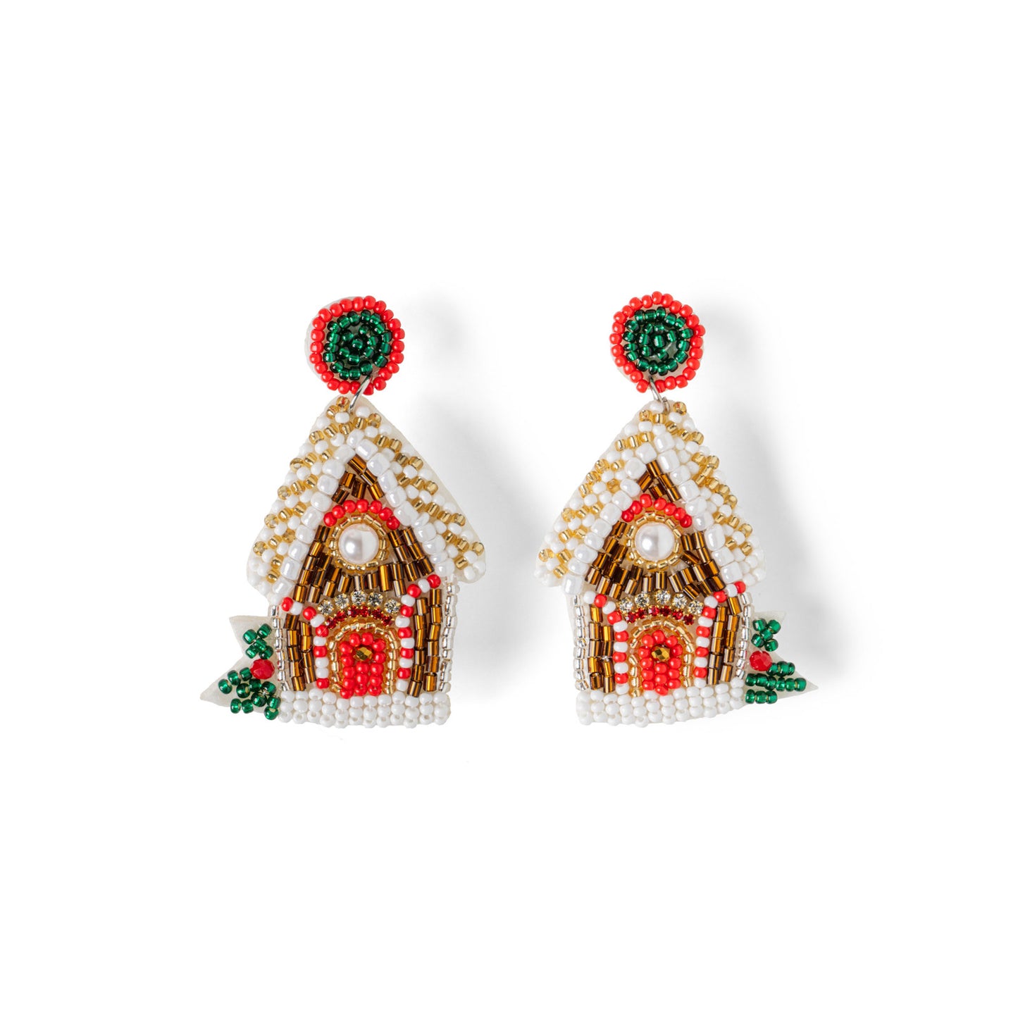 Christmas Beaded Earrings