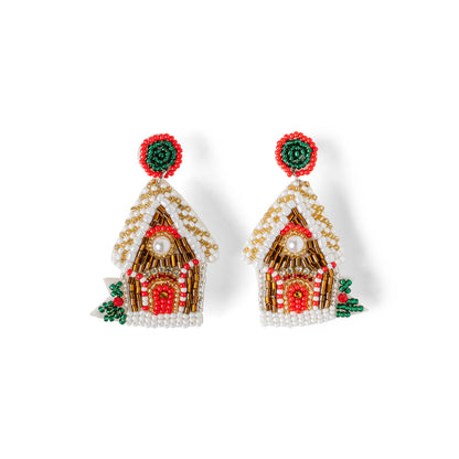 Christmas Beaded Earrings