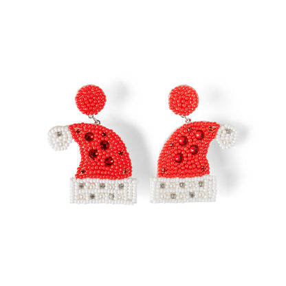 Christmas Beaded Earrings