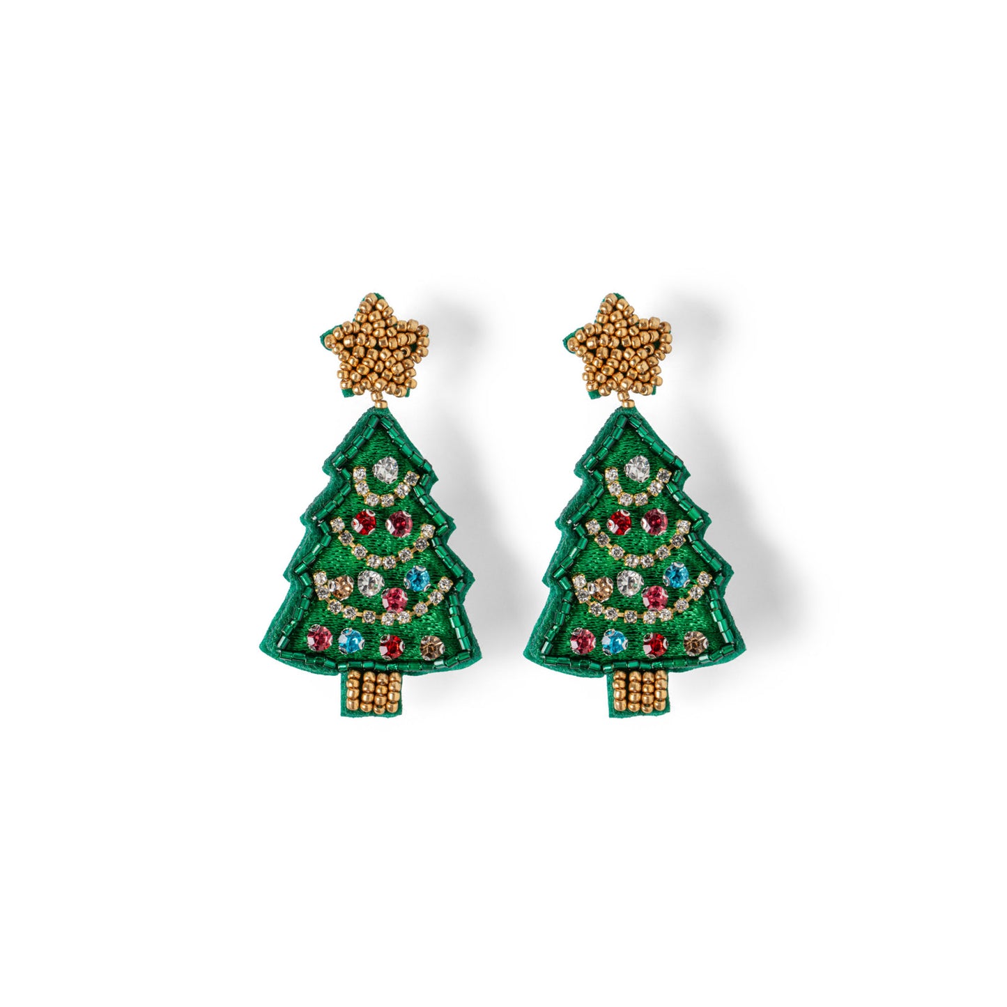 Christmas Beaded Earrings